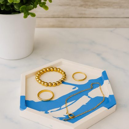 Hexagon trinket tray